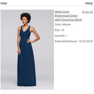 David's Bridal Bridesmaid Dress